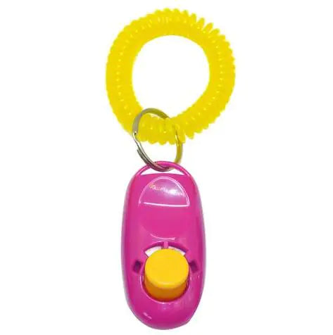 Clicker Trainer for Dogs – Easy Obedience Tool with Wrist Strap