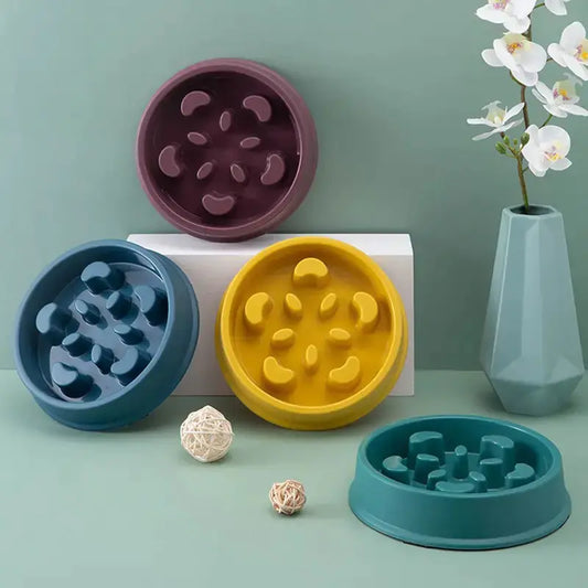 Petal Puzzle Bowl – Anti-Slip Slow Feeder for Dogs