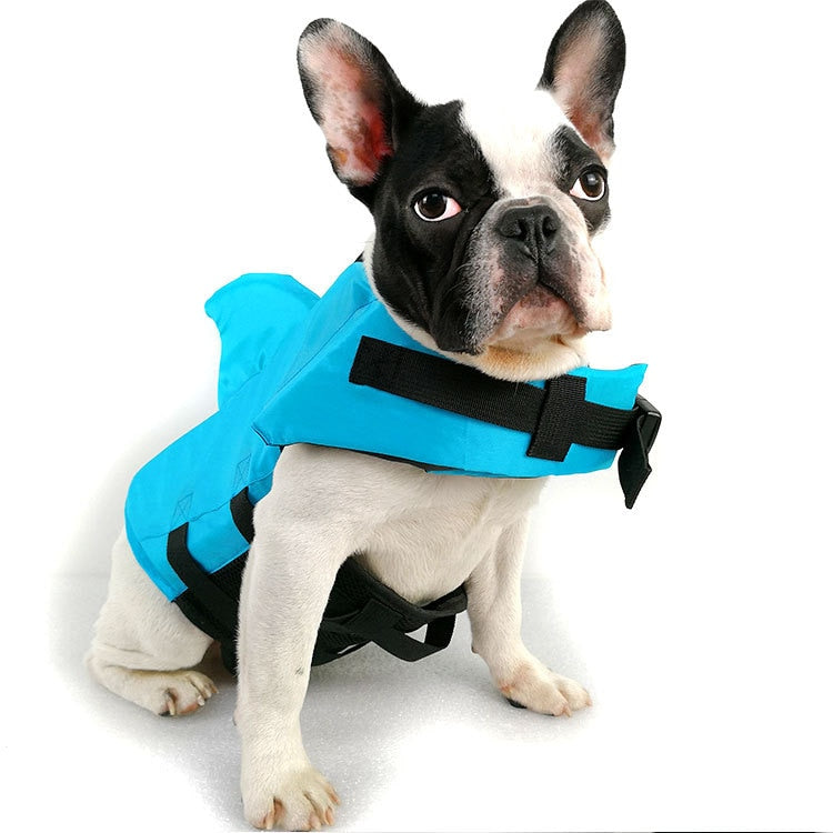 Shark Fin Dog Life Jacket – Secure & Stylish Floatation Vest for Pets