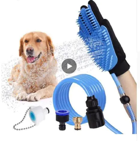 2-in-1 Pet Shower and Grooming Tool – Easy Bathing for Dogs and Cats