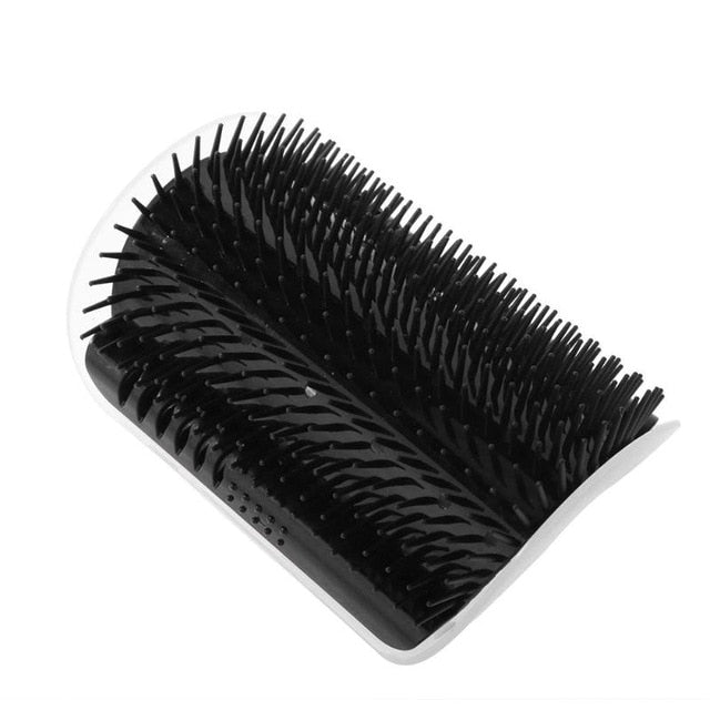 Cat Self-Groomer Corner Brush – Wall-Mounted Shedding Solution