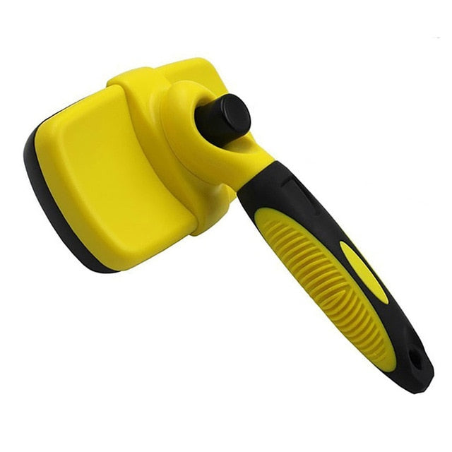Self-Cleaning Dog Brush – Pet Grooming Tool for Shedding and Detangling