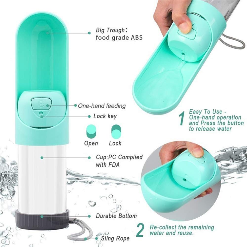 Portable Dog Water Bottle – Leakproof Hydration on the Go