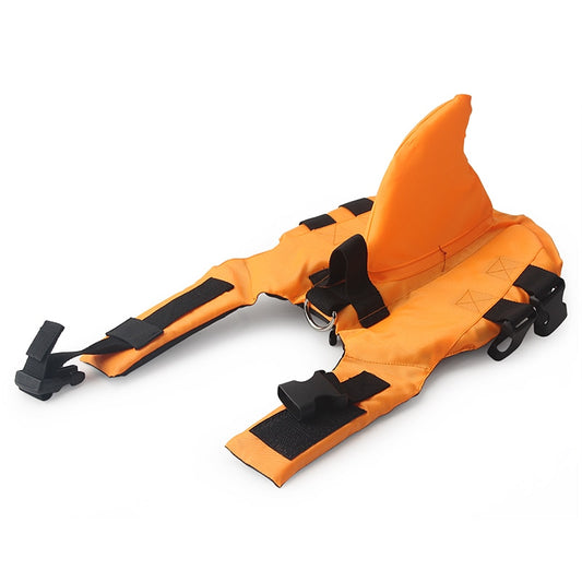 Shark Fin Dog Life Jacket – Secure & Stylish Floatation Vest for Pets