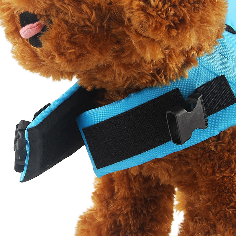 Shark Fin Dog Life Jacket – Secure & Stylish Floatation Vest for Pets
